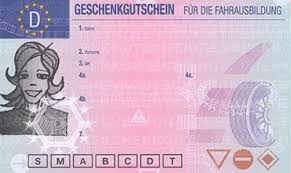 Führerschein Gutschein Führerschein Gutschein